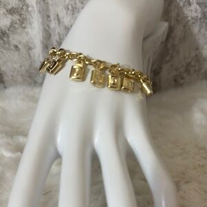 Gold Charm Bracelet
